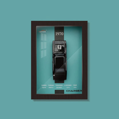1:32 Sports Car Model 3D Photo Frame Alloy Metal Diecast Auto Simulation Racing Gift Decoration Pull Back Home Wall Ornament Boy